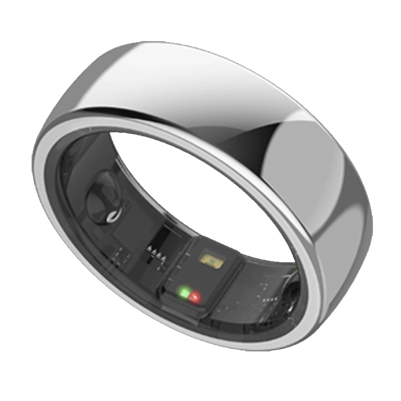 Elegant Corrosion Resistant Heart Rate Monitor Smart Ring